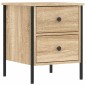 vidaXL Mesita de noche madera de ingeniería roble Sonoma 40x42x50 cm vidaXL Mesita de noche madera de ingeniería roble Sonoma 40x42x50 cm