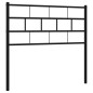 vidaXL Cabecero de metal negro 80 cm vidaXL Cabecero de metal negro 80 cm