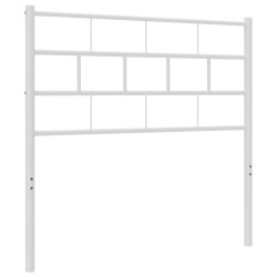 vidaXL Cabecero de metal blanco 75 cm