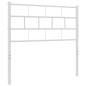 vidaXL Cabecero de metal blanco 75 cm vidaXL Cabecero de metal blanco 75 cm