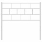 vidaXL Cabecero de metal blanco 90 cm vidaXL Cabecero de metal blanco 90 cm