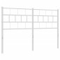 vidaXL Cabecero de metal blanco 140 cm vidaXL Cabecero de metal blanco 140 cm