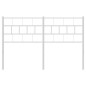 vidaXL Cabecero de metal blanco 140 cm vidaXL Cabecero de metal blanco 140 cm