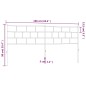 vidaXL Cabecero de metal blanco 160 cm vidaXL Cabecero de metal blanco 160 cm