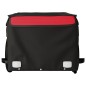 vidaXL Remolque para bicicleta hierro negro y rojo 30 kg vidaXL Remolque para bicicleta hierro negro y rojo 30 kg