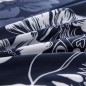 vidaXL Set funda edredón estampado floral azul marino 140x220/60x70 cm vidaXL Set funda edredón estampado floral azul marino 140x220/60x70 cm