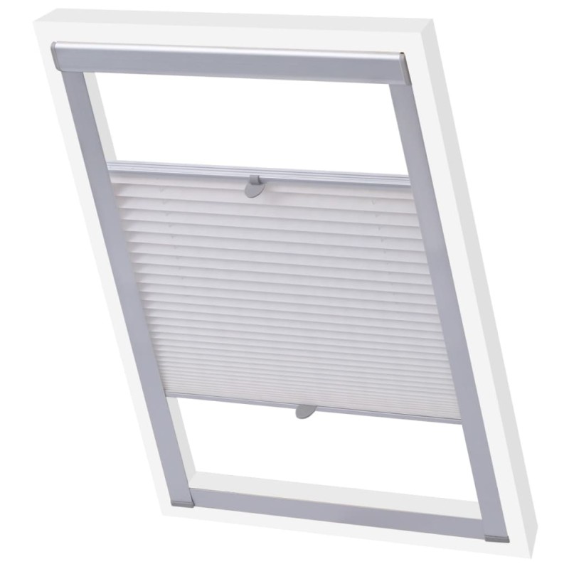 vidaXL Persiana plisada blanca PK08 vidaXL Persiana plisada blanca PK08