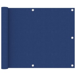 vidaXL Toldo para balcón de tela oxford azul 75x400 cm