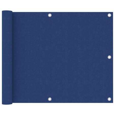 vidaXL Toldo para balcón de tela oxford azul 75x400 cm