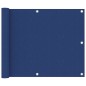 vidaXL Toldo para balcón de tela oxford azul 75x400 cm vidaXL Toldo para balcón de tela oxford azul 75x400 cm