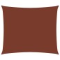 vidaXL Toldo de vela rectangular tela Oxford terracota 2x3 m