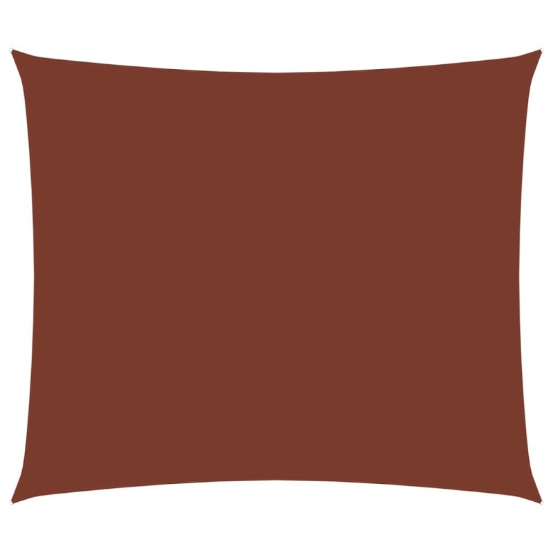 vidaXL Toldo de vela rectangular tela Oxford terracota 2,5x4,5 m vidaXL Toldo de vela rectangular tela Oxford terracota 2,5x4,5 m