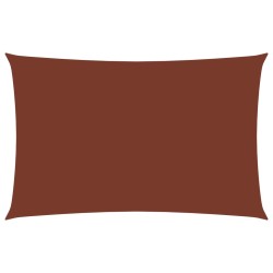   vidaXL Toldo de vela rectangular tela Oxford terracota 5x8 m
