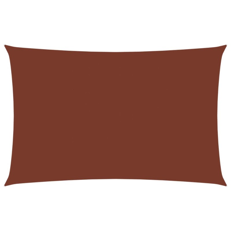 vidaXL Toldo de vela rectangular tela Oxford terracota 5x8 m vidaXL Toldo de vela rectangular tela Oxford terracota 5x8 m