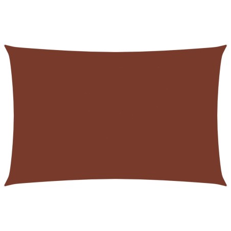   vidaXL Toldo de vela rectangular tela Oxford terracota 5x8 m
