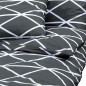 vidaXL Juego de funda nórdica algodón gris 200x220 cm vidaXL Juego de funda nórdica algodón gris 200x220 cm