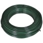 vidaXL Alambre para vallas 80 m 2,1/3,1 mm acero verde vidaXL Alambre para vallas 80 m 2,1/3,1 mm acero verde