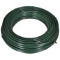 vidaXL Alambre para vallas 80 m 2,1/3,1 mm acero verde vidaXL Alambre para vallas 80 m 2,1/3,1 mm acero verde