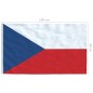 vidaXL Bandera de República Checa 90x150 cm vidaXL Bandera de República Checa 90x150 cm