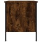 vidaXL Mesita de noche madera de ingeniería roble ahumado 40x42x50 cm vidaXL Mesita de noche madera de ingeniería roble ahumado 40x42x50 cm
