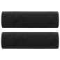 vidaXL Cojines decorativos 2 uds terciopelo negro 15x50 cm vidaXL Cojines decorativos 2 uds terciopelo negro 15x50 cm