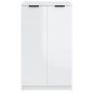 vidaXL Mueble zapatero madera contrachapada blanco brillo 59x35x100 cm vidaXL Mueble zapatero madera contrachapada blanco brillo 59x35x100 cm