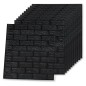 vidaXL Papel pintado autoadhesivo ladrillos 3D 40 unidades negro vidaXL Papel pintado autoadhesivo ladrillos 3D 40 unidades negro