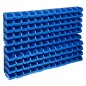vidaXL Kit de cajas de almacenaje 128 pzas paneles de pared rojo negro vidaXL Kit de cajas de almacenaje 128 pzas paneles de pared rojo negro
