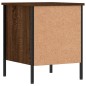vidaXL Mesita de noche madera de ingeniería marrón roble 40x42x50 cm vidaXL Mesita de noche madera de ingeniería marrón roble 40x42x50 cm