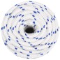 vidaXL Cuerda de barco polipropileno blanco 20 mm 100 m vidaXL Cuerda de barco polipropileno blanco 20 mm 100 m