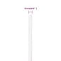 vidaXL Cuerda de barco polipropileno blanco intenso 8 mm 250 m