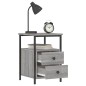 vidaXL Mesitas noche 2 uds madera ingeniería gris Sonoma 34x35,5x50 cm vidaXL Mesitas noche 2 uds madera ingeniería gris Sonoma 34x35,5x50 cm