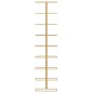 vidaXL Botellero de pared para 9 botellas hierro dorado vidaXL Botellero de pared para 9 botellas hierro dorado