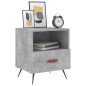 vidaXL Mesita noche 2 uds madera ingeniería gris hormigón 40x35x47,5cm vidaXL Mesita noche 2 uds madera ingeniería gris hormigón 40x35x47,5cm