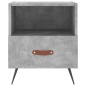 vidaXL Mesita noche 2 uds madera ingeniería gris hormigón 40x35x47,5cm vidaXL Mesita noche 2 uds madera ingeniería gris hormigón 40x35x47,5cm