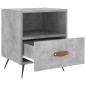 vidaXL Mesita noche 2 uds madera ingeniería gris hormigón 40x35x47,5cm vidaXL Mesita noche 2 uds madera ingeniería gris hormigón 40x35x47,5cm