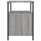 vidaXL Mesitas noche 2 uds madera ingeniería gris Sonoma 34x35,5x50 cm vidaXL Mesitas noche 2 uds madera ingeniería gris Sonoma 34x35,5x50 cm