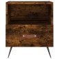 vidaXL Mesita noche 2 uds madera ingeniería roble ahumado 40x35x47,5cm vidaXL Mesita noche 2 uds madera ingeniería roble ahumado 40x35x47,5cm