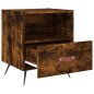 vidaXL Mesita noche 2 uds madera ingeniería roble ahumado 40x35x47,5cm vidaXL Mesita noche 2 uds madera ingeniería roble ahumado 40x35x47,5cm