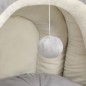 vidaXL Cama para gatos color crema y gris 40x40x35 cm vidaXL Cama para gatos color crema y gris 40x40x35 cm