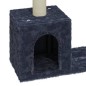 vidaXL Rascador para gatos con postes de sisal gris oscuro 60 cm vidaXL Rascador para gatos con postes de sisal gris oscuro 60 cm