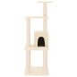 vidaXL Rascador para gatos con postes de sisal crema 105 cm vidaXL Rascador para gatos con postes de sisal crema 105 cm