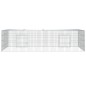 vidaXL Jaula para conejos 2 paneles hierro galvanizado 220x110x55 cm vidaXL Jaula para conejos 2 paneles hierro galvanizado 220x110x55 cm
