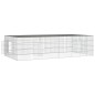 vidaXL Jaula para conejos 2 paneles hierro galvanizado 220x110x55 cm vidaXL Jaula para conejos 2 paneles hierro galvanizado 220x110x55 cm