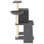 vidaXL Rascador para gatos con postes de sisal gris oscuro 96,5 cm vidaXL Rascador para gatos con postes de sisal gris oscuro 96,5 cm