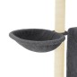 vidaXL Rascador para gatos con postes de sisal gris oscuro 96,5 cm vidaXL Rascador para gatos con postes de sisal gris oscuro 96,5 cm