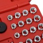 vidaXL Set reparación rosca bujía incandescente 33 pzas M8 M10 M12 vidaXL Set reparación rosca bujía incandescente 33 pzas M8 M10 M12