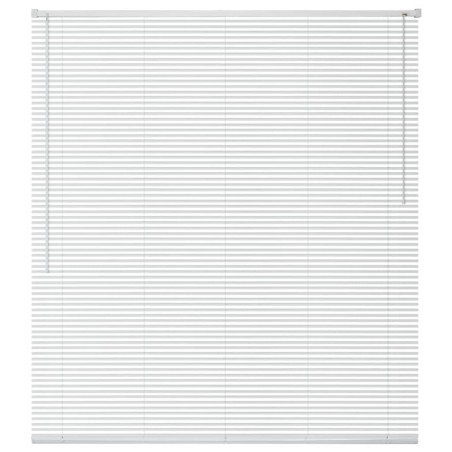 vidaXL Persiana aluminio 140x160 cm blanca