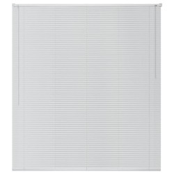 vidaXL Persiana aluminio 140x160 cm blanca