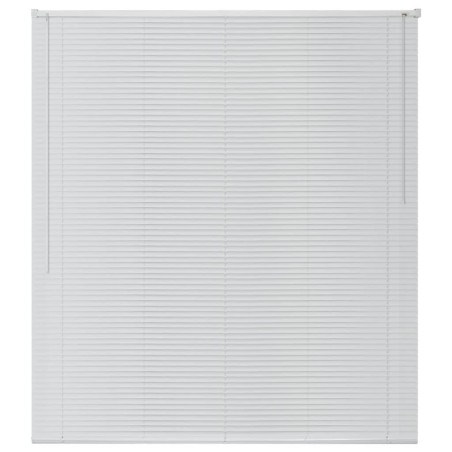 vidaXL Persiana aluminio 140x160 cm blanca